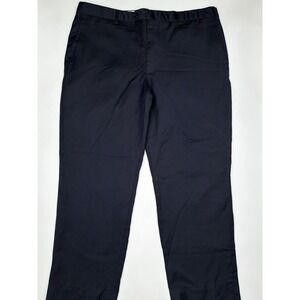 Men's Tailored Navy Blue Dress Pants Made in Italy Size 44 27" inseam